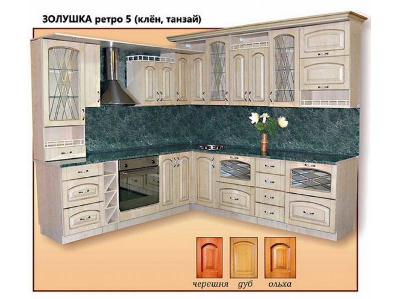 кухня угловая золушка ретро 5 в Королёве
