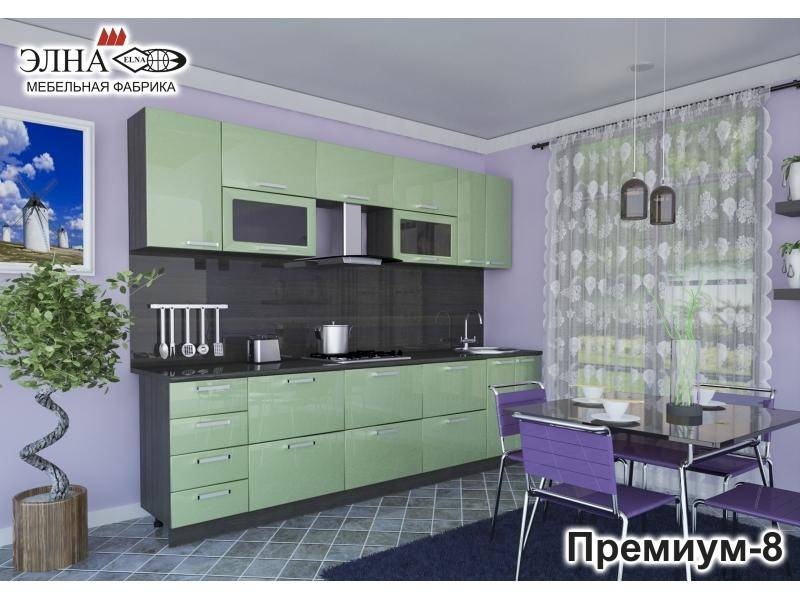 кухня прямая премиум 8 в Королёве