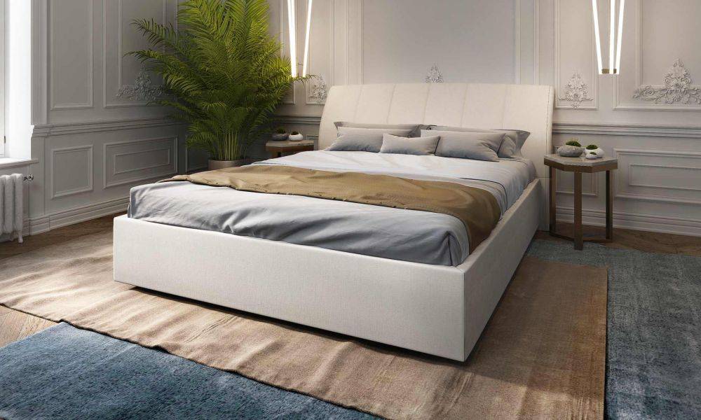 кровать orchidea (орхидея) с изогнутым изголовьем в Королёве