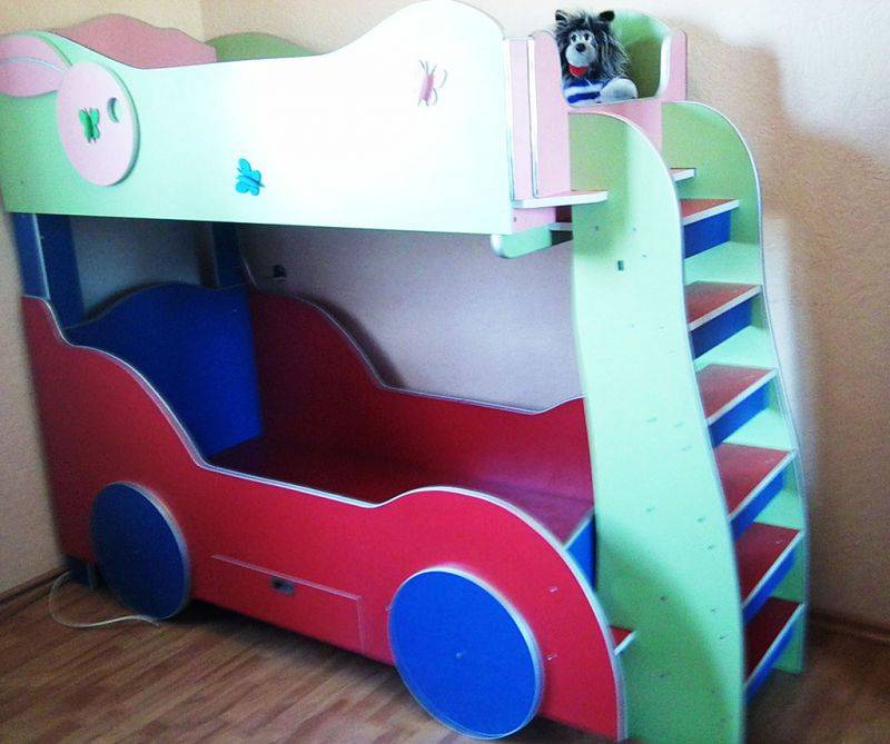 двухъярусная кровать для мальчика и девочки в Королёве