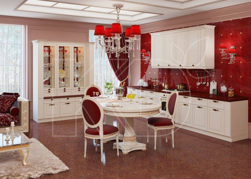 кухня классика вильгельм светлый в Королёве