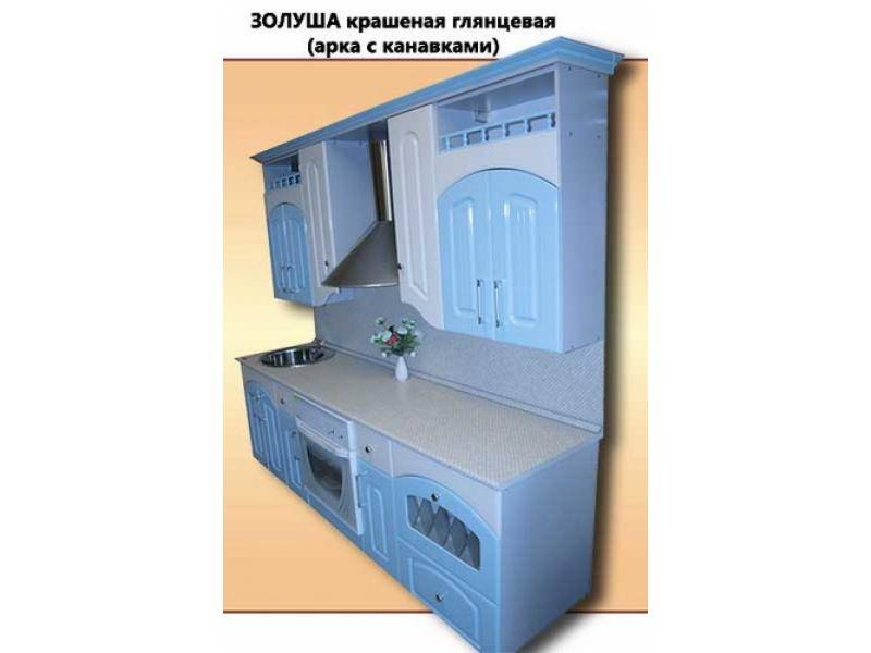кухня золушка крашеная глянцевая в Королёве