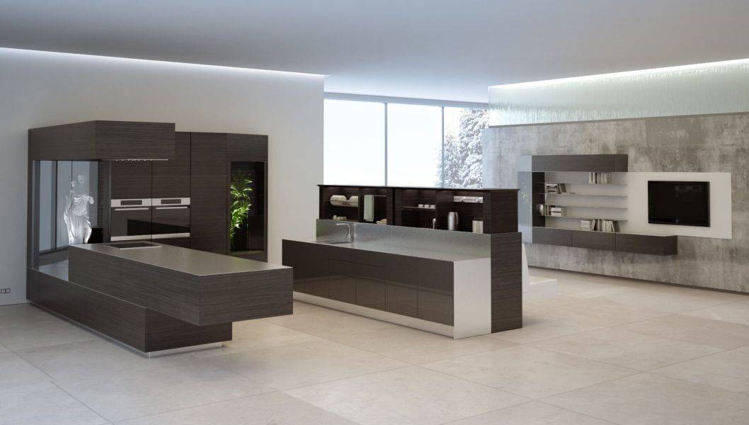 современная кухня loft в Королёве