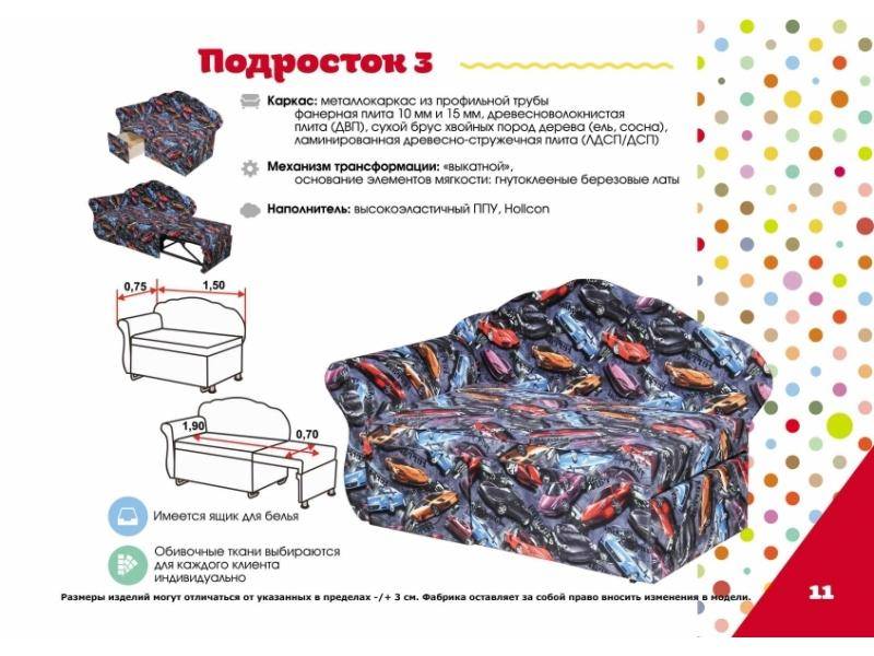 детский диван подросток 3 в Королёве