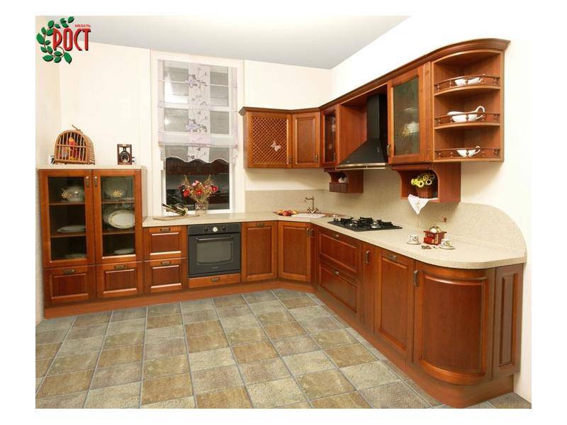 угловая кухня классика в Королёве