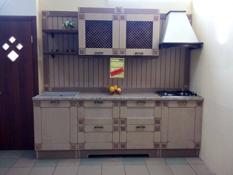 прямая кухня кантри в Королёве