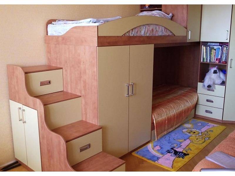 мебель для детской с двухъярусной кроватью в Королёве