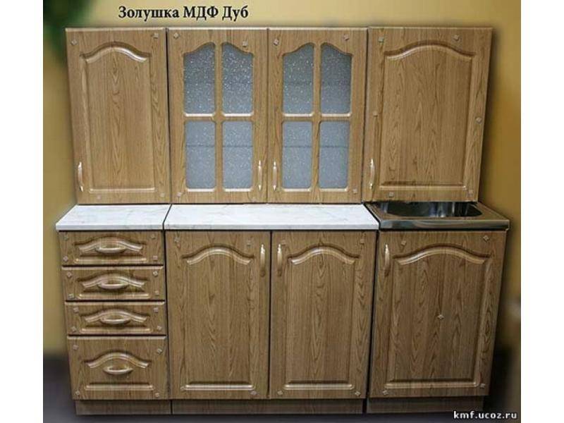 кухня золушка мдф дуб в Королёве