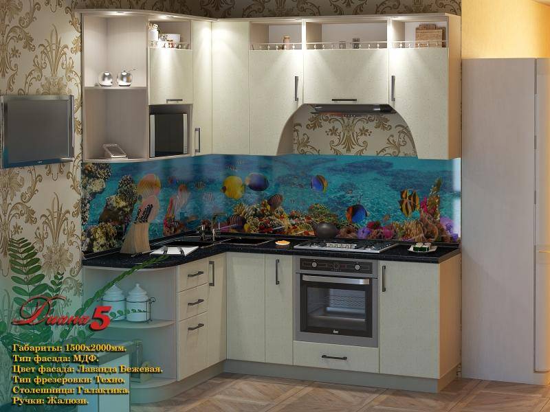 угловая кухня диана 5 в Королёве