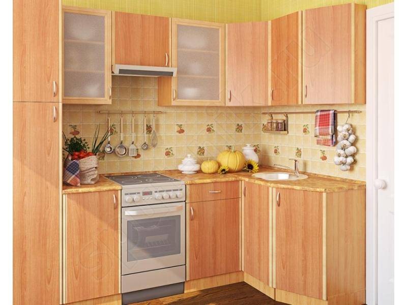 кухонный гарнитур угловой вишня в Королёве