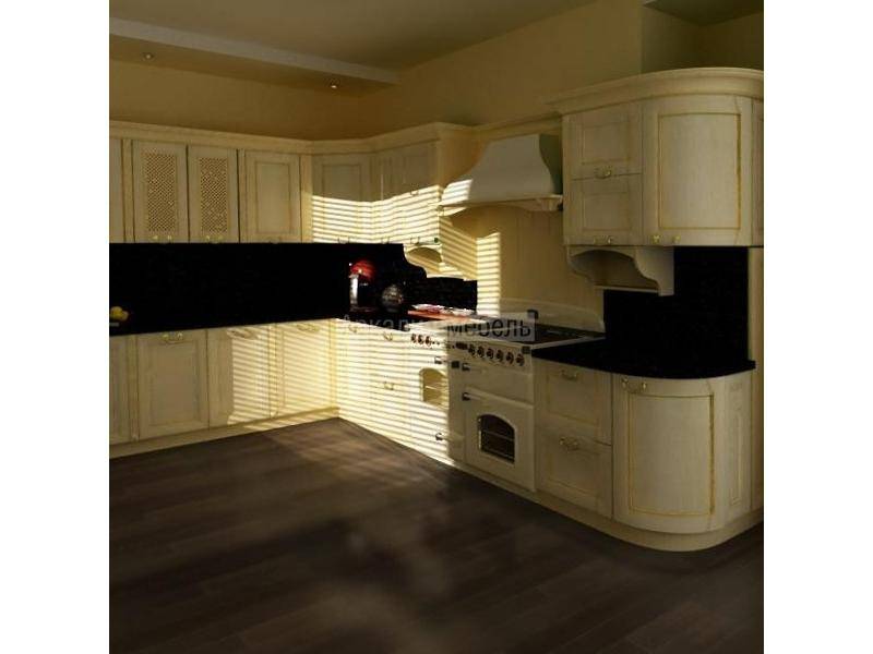 светлая кухня классика кантри 3 в Королёве