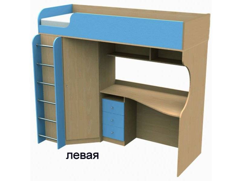 кровать двухъярусная со столом в Королёве