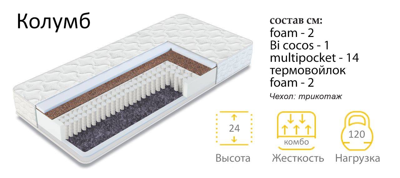 матрас колумб в Королёве