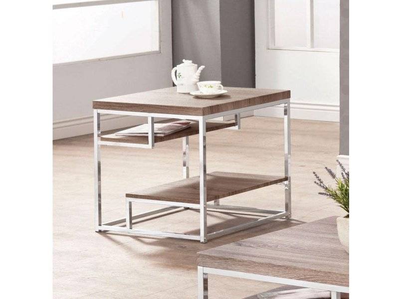 журнальный стол chrome & triple wood в Королёве