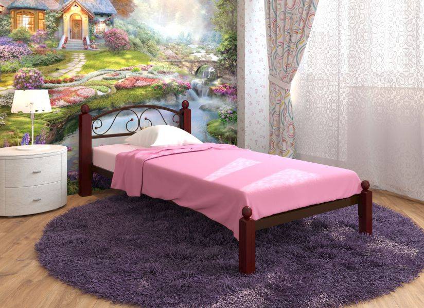 односпальная кровать вероника mini lux в Королёве