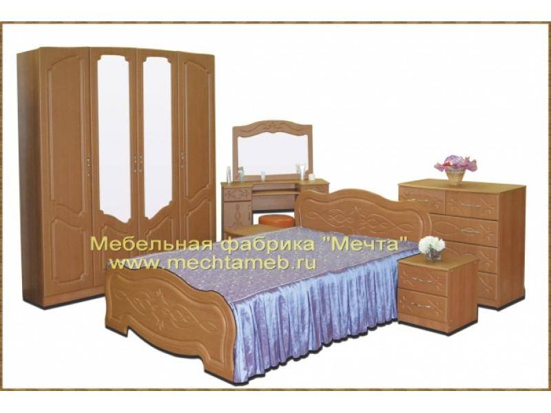 спальный гарнитур ольха мдф в Королёве