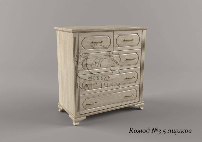 комод-3 5 ящиков в Королёве