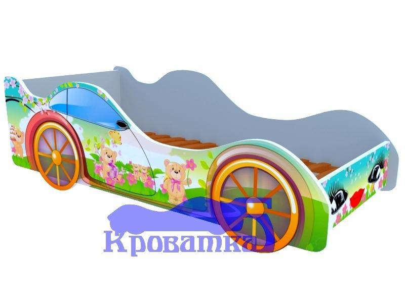 детская кровать-машина мишки в Королёве