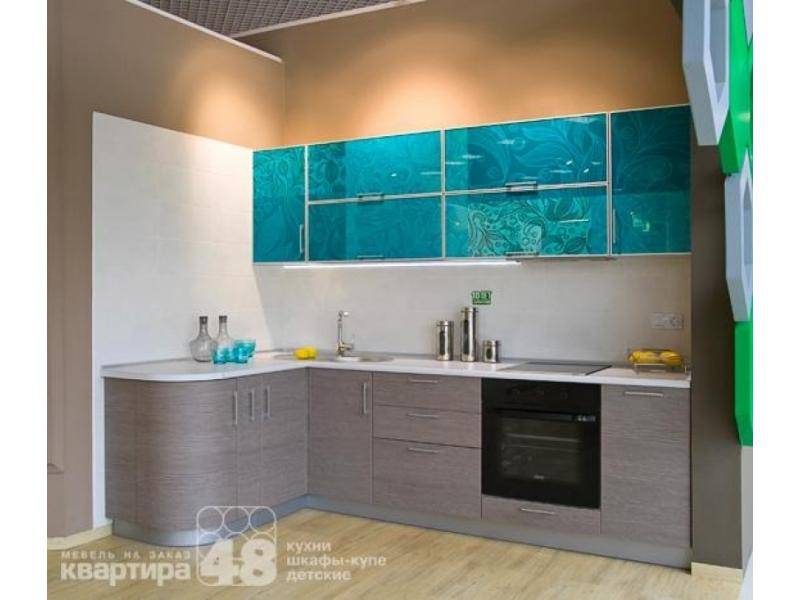 кухонный гарнитур угловой аквамарин в Королёве