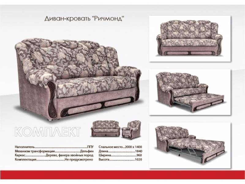 выкатной диван ричмонд в Королёве
