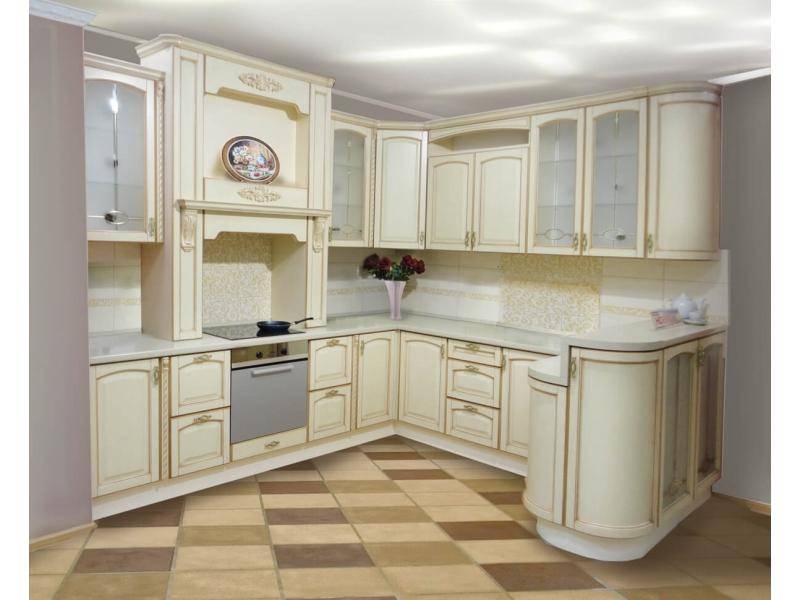 п-образная мебель для кухни альбертина в Королёве