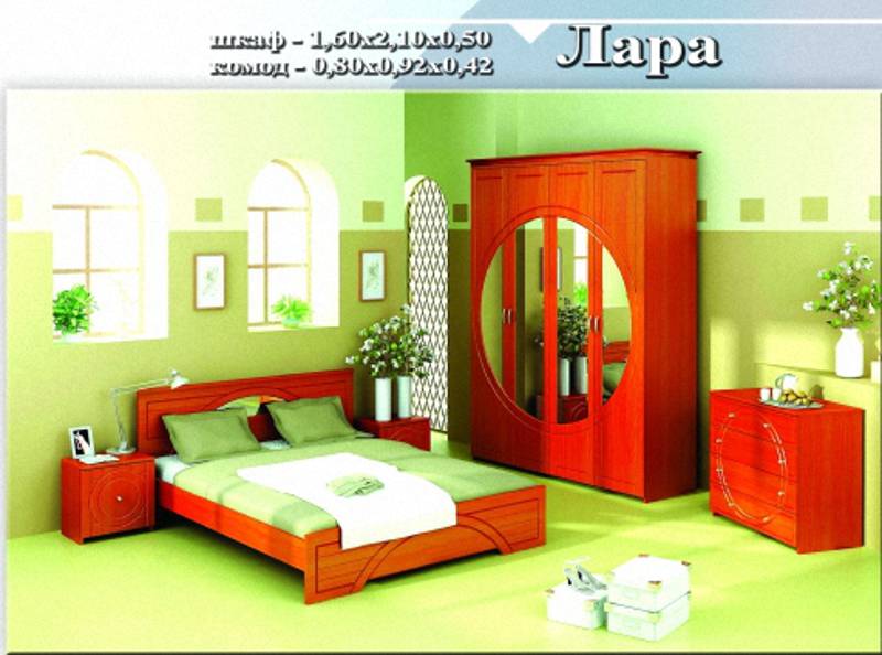 спальный гарнитур «лара» в Королёве