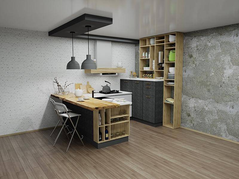 маленькая кухня софитта small в Королёве