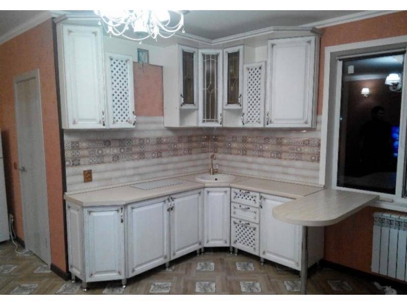 кухня с фасадами массив дуба в Королёве