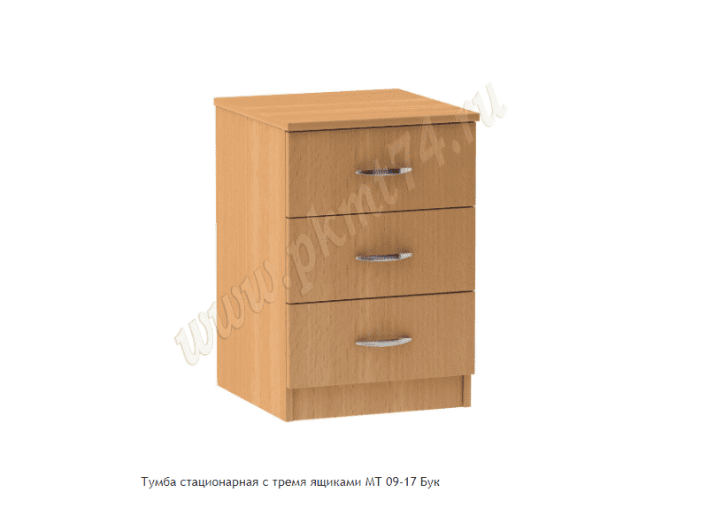 тумба стационарная с тремя ящиками в Королёве