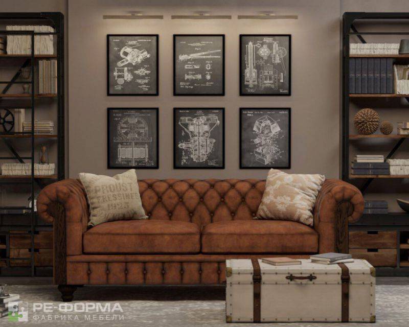 диван chesterfield 1 в Королёве