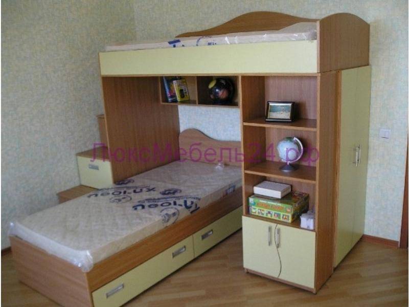 двухъярусная кровать со шкафом в Королёве