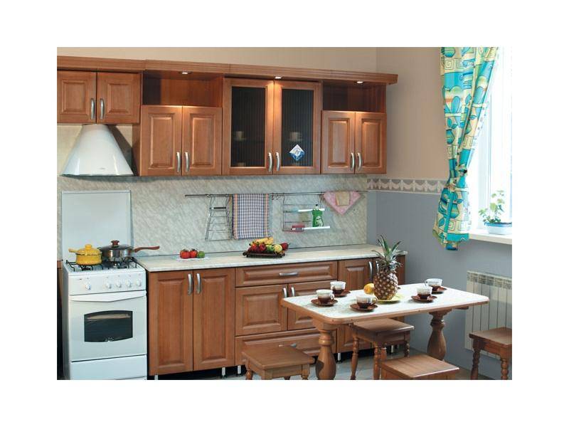коричневая кухня квадро в Королёве