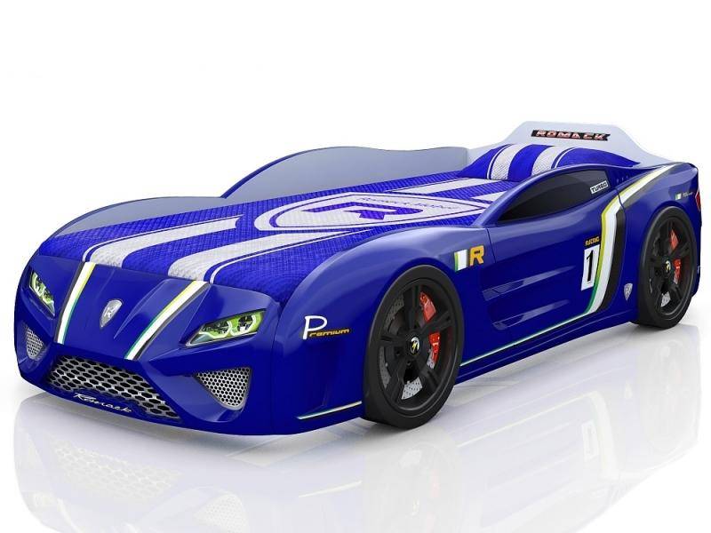 кровать-машина sportline синяя в Королёве