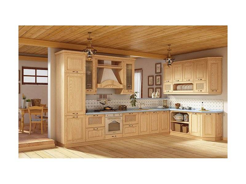 современная деревянная кухня бридда в Королёве
