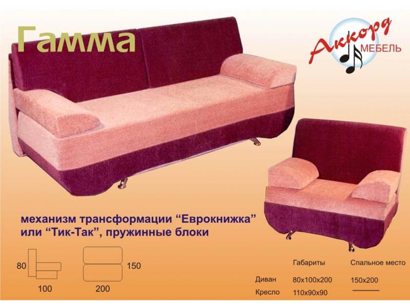 диван прямой гамма в Королёве