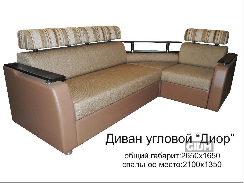 угловой диван с полкой дион в Королёве