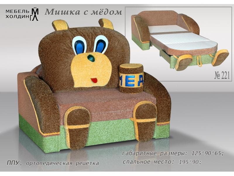 диван прямой «мишка с медом» в Королёве