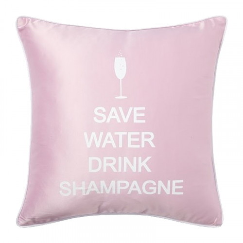 подушка с надписью save water drink shampagne в Королёве