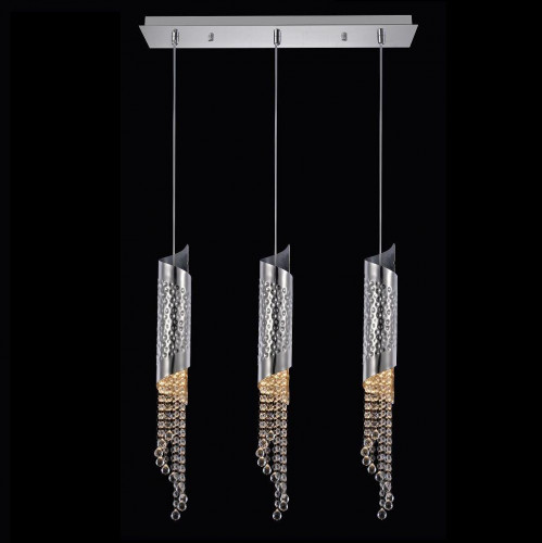 подвесной светильник crystal lux credo l- chrome в Королёве