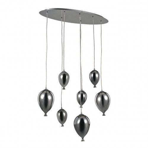 подвесная люстра ideal lux clown sp7 cromo в Королёве