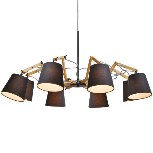 подвесная люстра arte lamp pinoccio a5700lm-8bk в Королёве