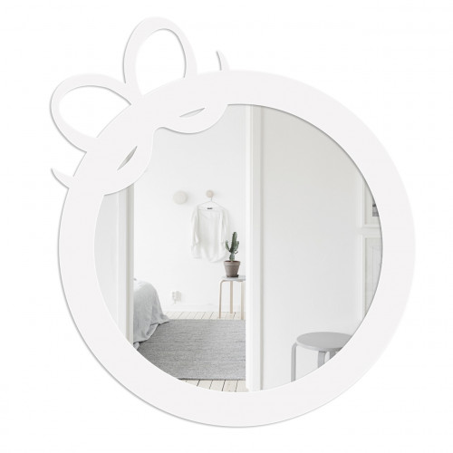 зеркало круглое с бантом белое ribbon в Королёве