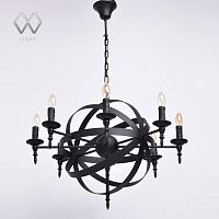 подвесная люстра mw-light замок 249017208 черная в Королёве