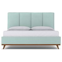 кровать двуспальная 180х200 голубая carter sky в Королёве