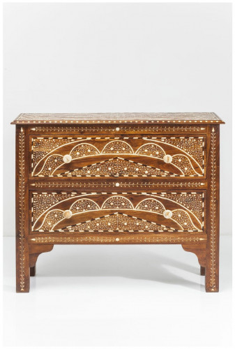kare design комод sherazade, коллекция "шахерезада", ручная работа 100,5*85*35, палисандр, верблюжья кость, коричневый в Королёве