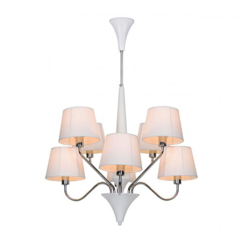 подвесная люстра arte lamp a1528lm-8wh белая в Королёве