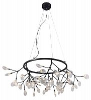подвесная светодиодная люстра crystal lux evita sp45 d черная в Королёве