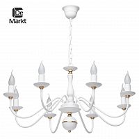 подвесная люстра de markt свеча 301018608 белая в Королёве
