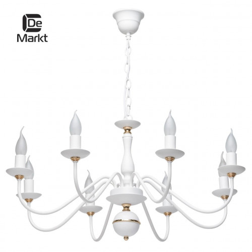 подвесная люстра de markt свеча 301018608 белая в Королёве