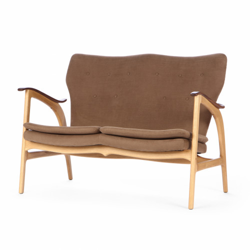 диван fauteuil прямой коричневый в Королёве